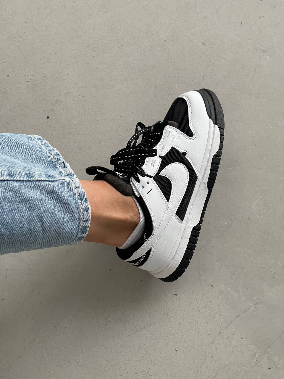 Nike Air Dunk Jumbo Black White - oceanhype - 