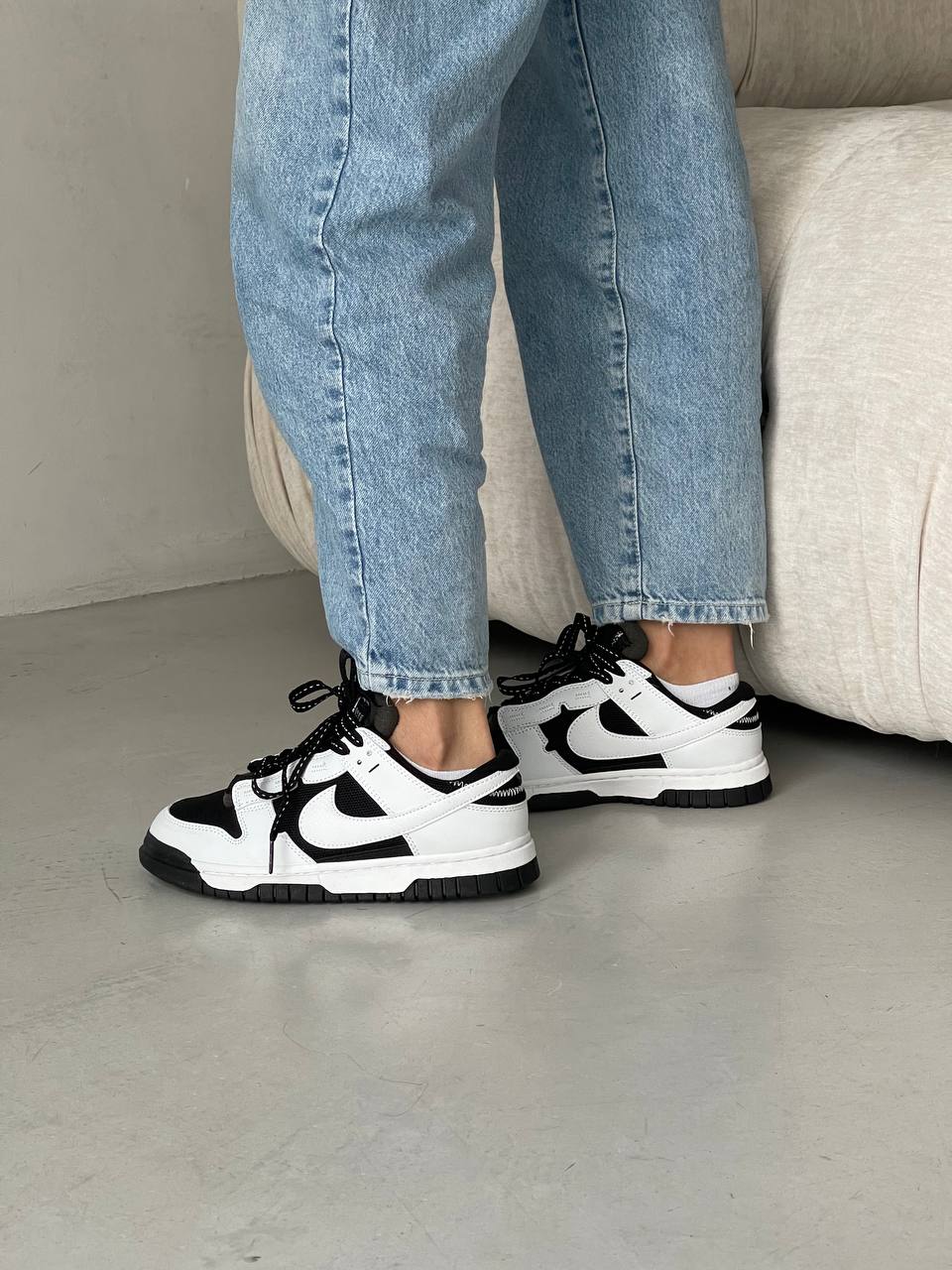 Nike Air Dunk Jumbo Black White - oceanhype - 