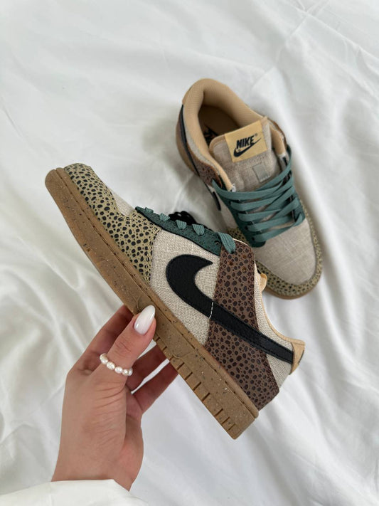 Nike Dunk Low Safari Golden Moss - oceanhype - 