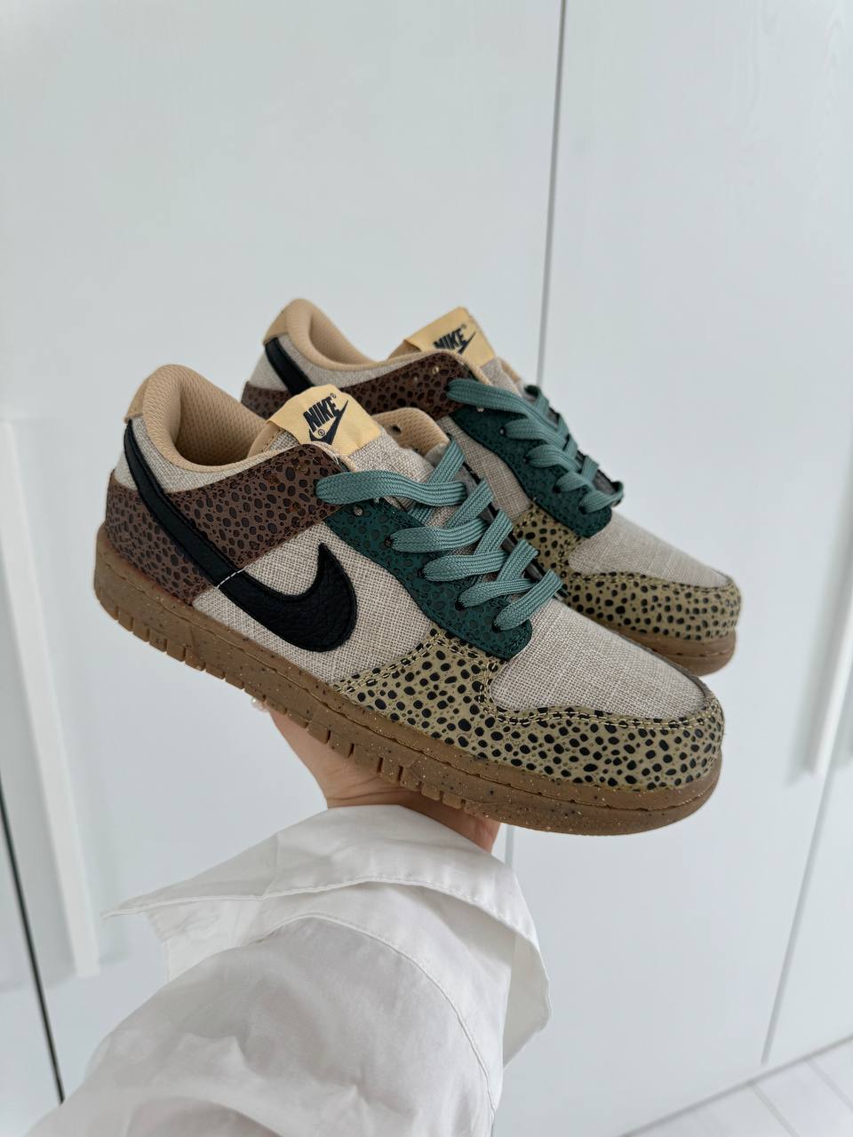 Nike Dunk Low Safari Golden Moss - oceanhype - 