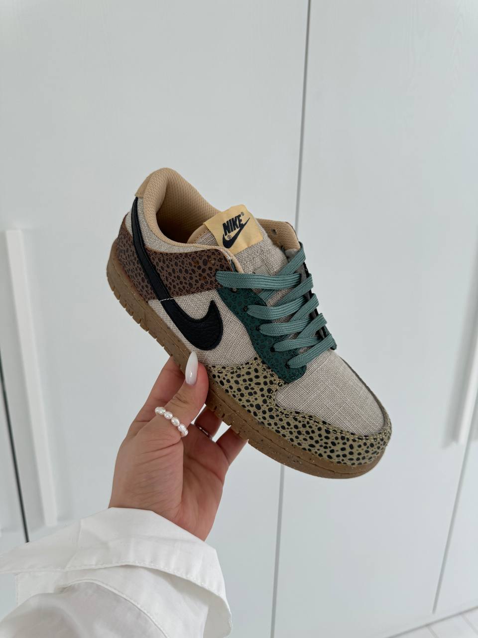 Nike Dunk Low Safari Golden Moss - oceanhype - 