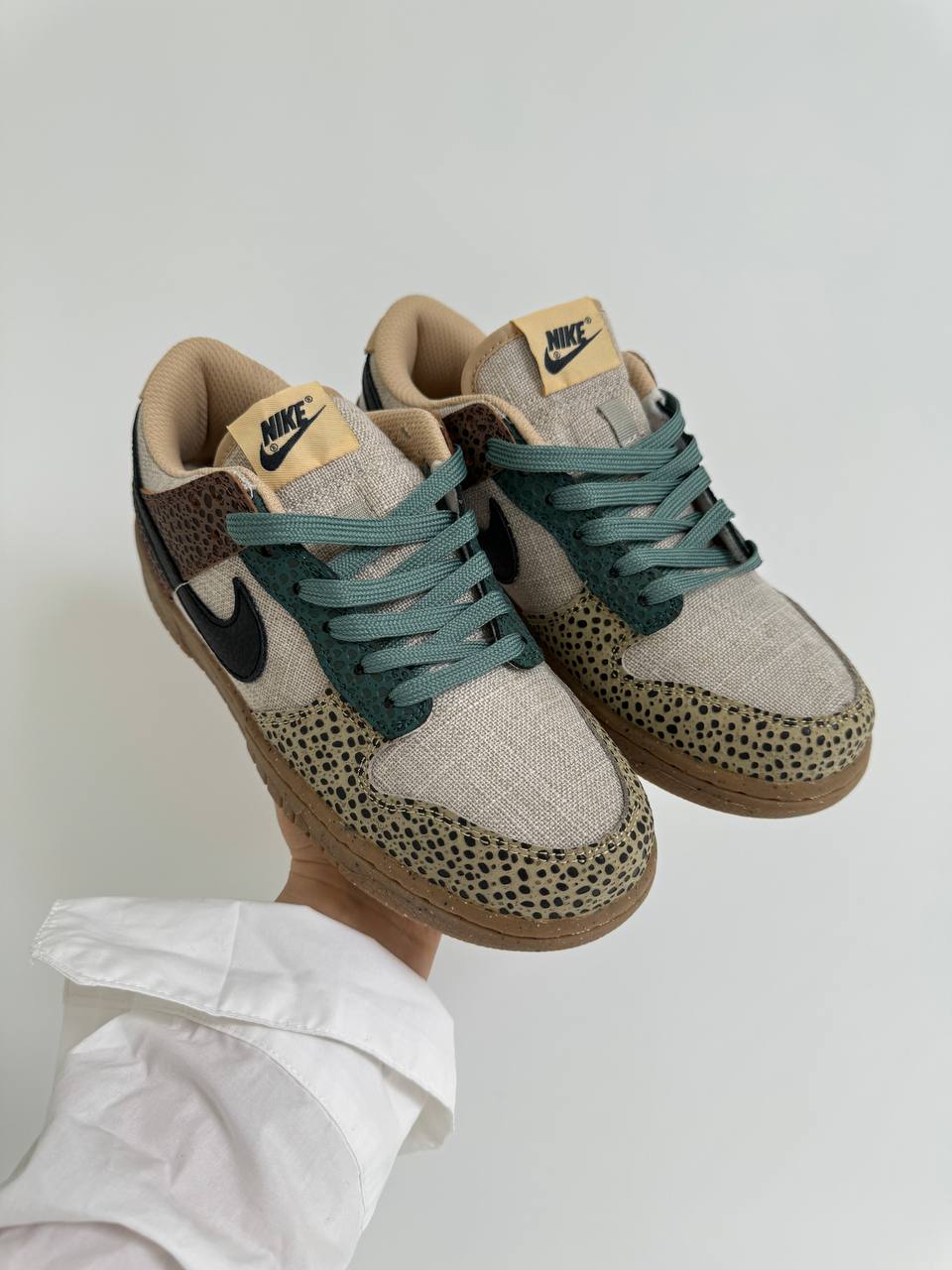 Nike Dunk Low Safari Golden Moss - oceanhype - 