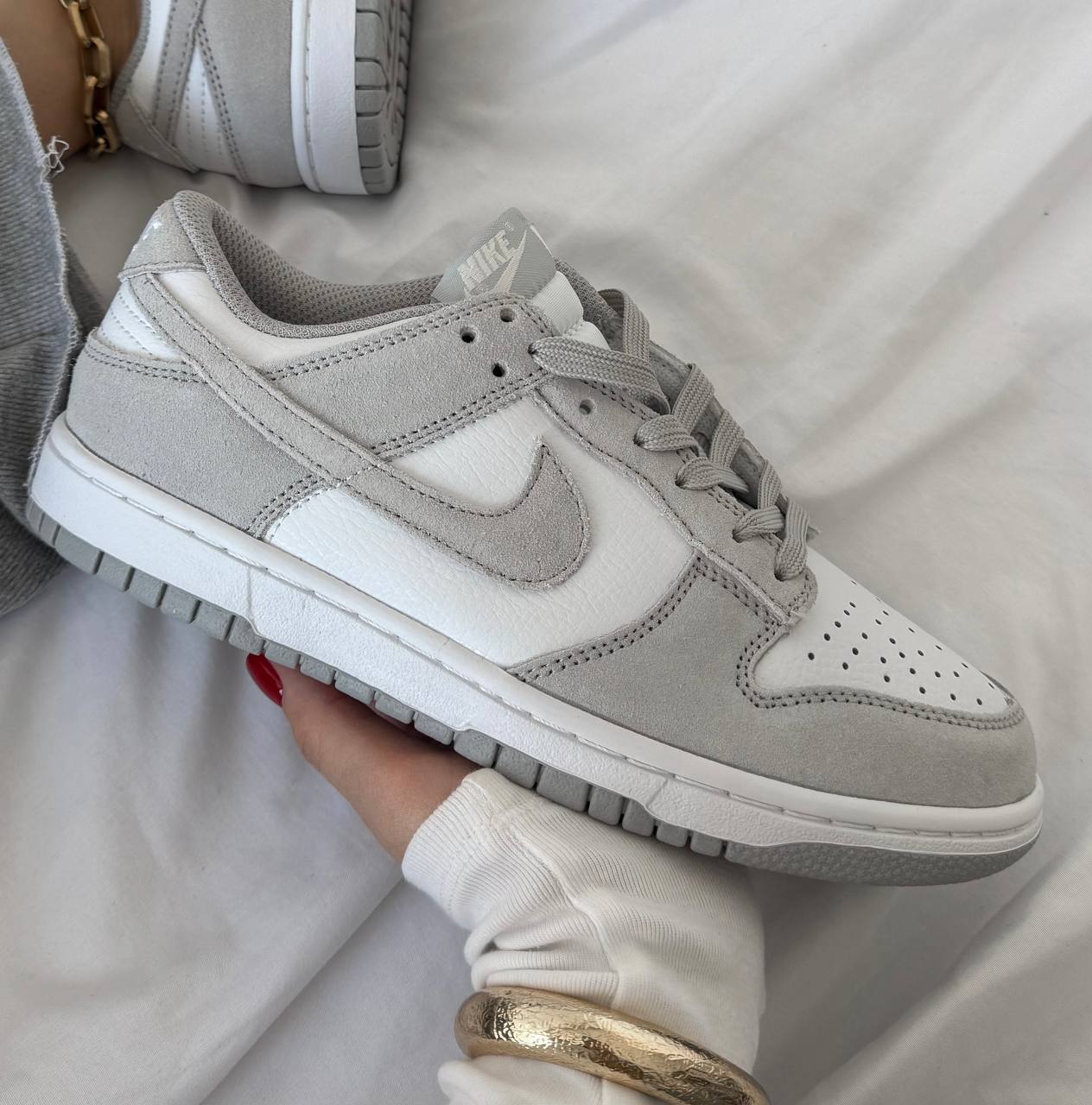 Nike SB Dunk Low Grey White - oceanhype - 
