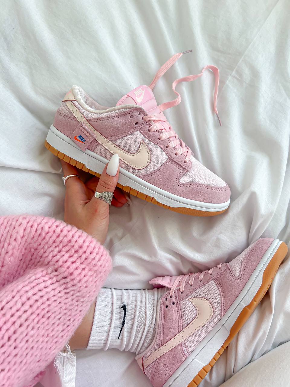 Nike Dunk Low Teddy Bear Light Soft Pink - oceanhype - 