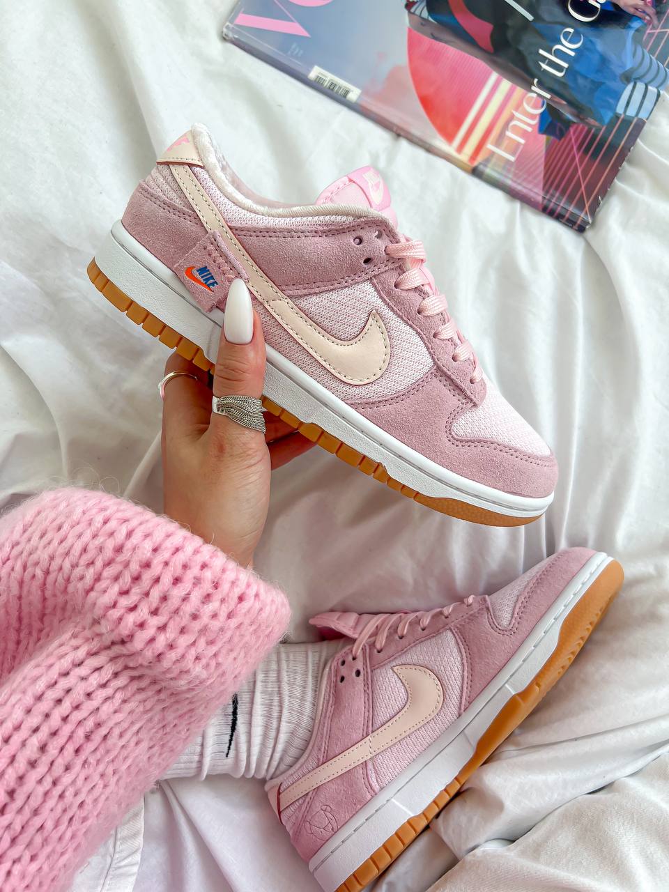 Nike Dunk Low Teddy Bear Light Soft Pink - oceanhype - 