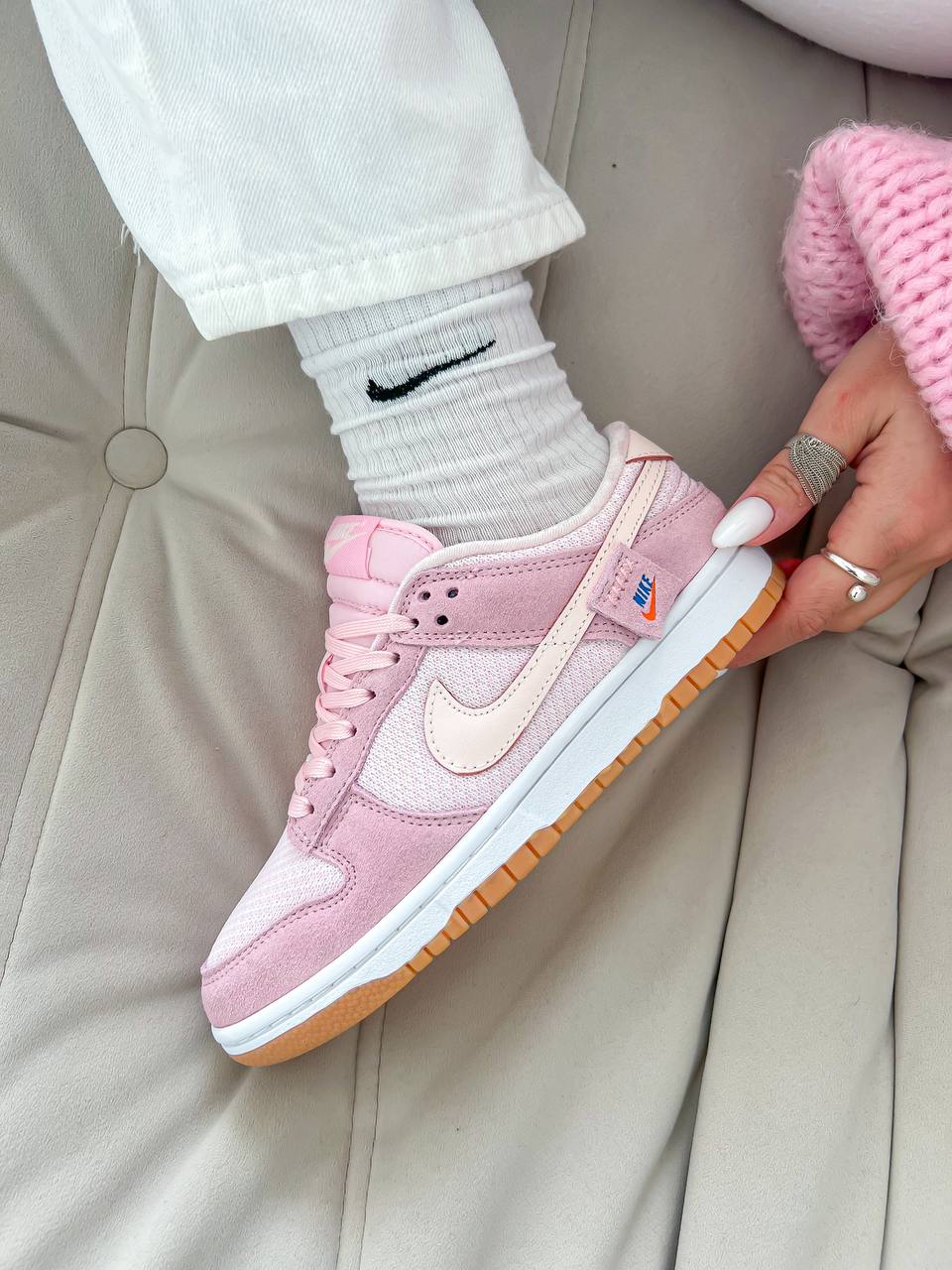 Nike Dunk Low Teddy Bear Light Soft Pink - oceanhype - 