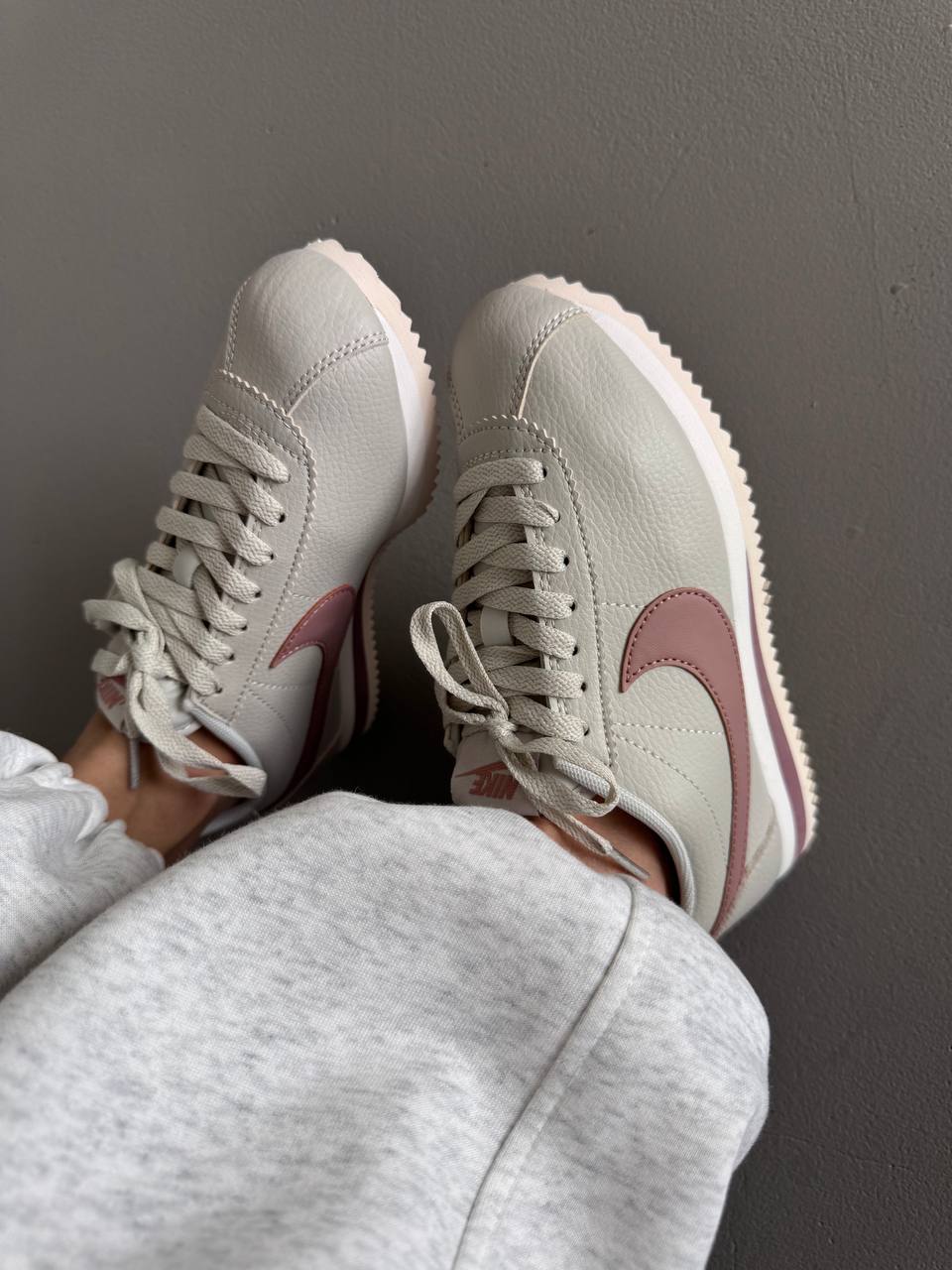 Nike Cortez Shadow White Powder - oceanhype - 