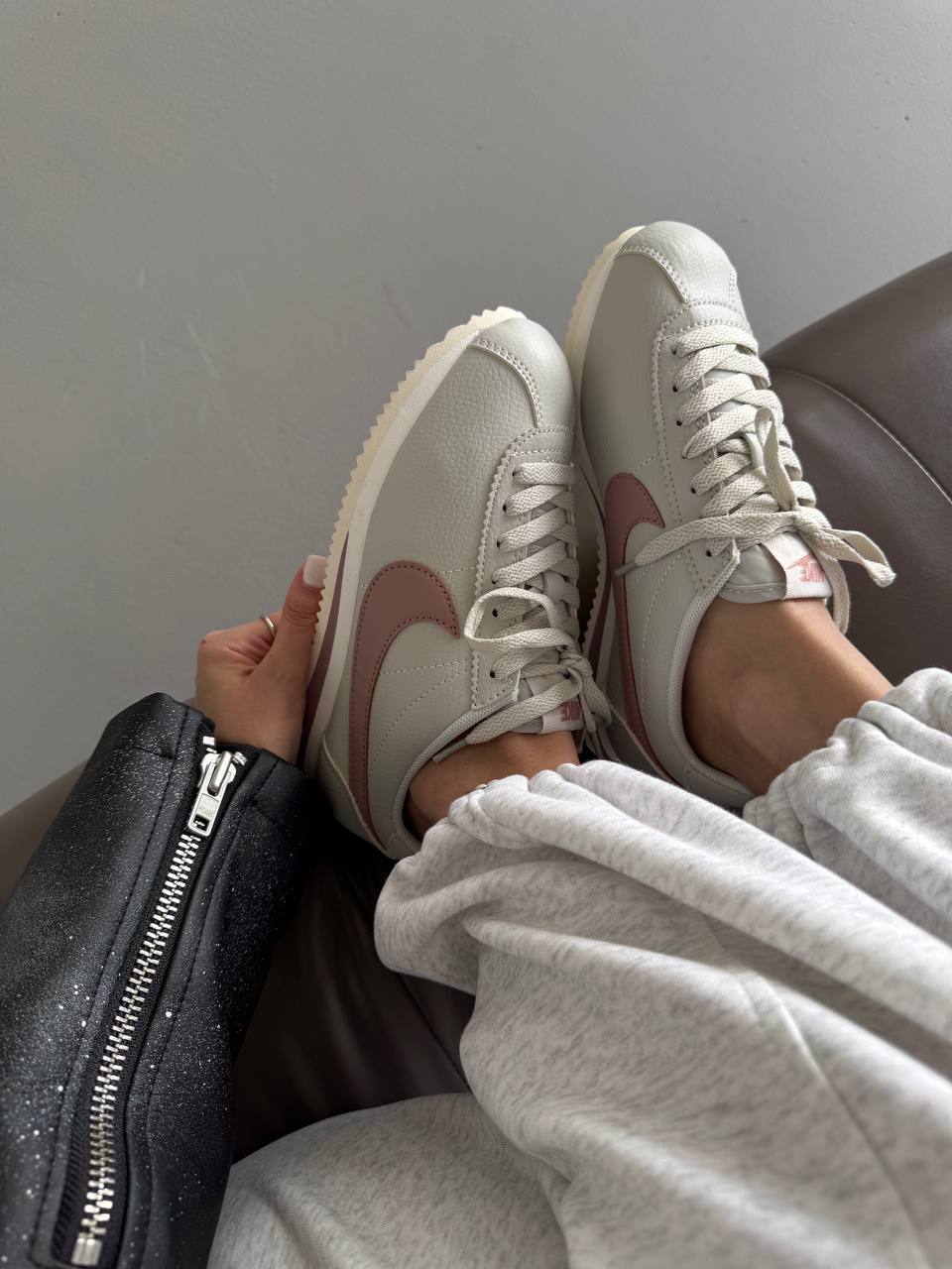 Nike Cortez Shadow White Powder - oceanhype - 