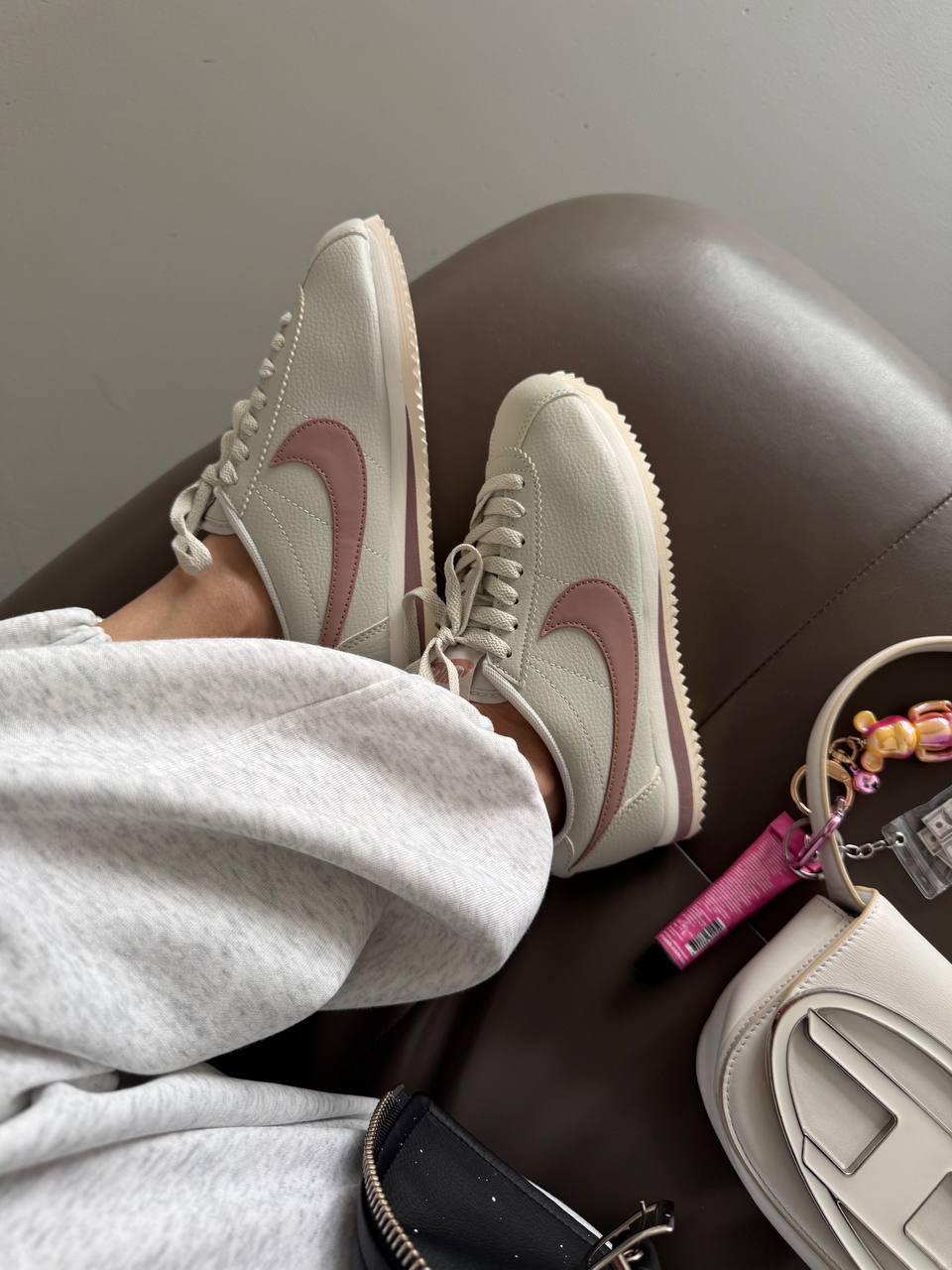 Nike Cortez Shadow White Powder - oceanhype - 