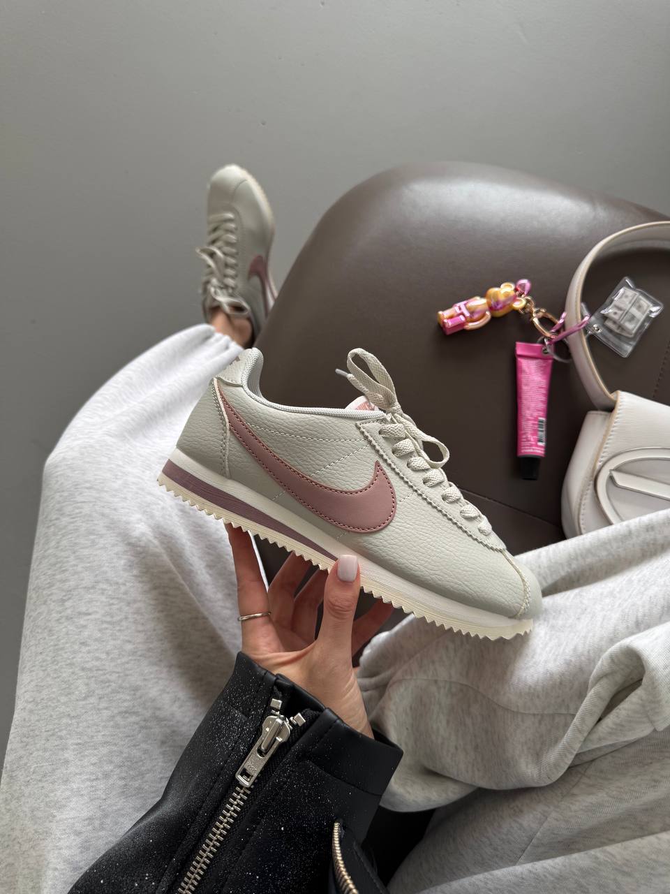 Nike Cortez Shadow White Powder - oceanhype - 