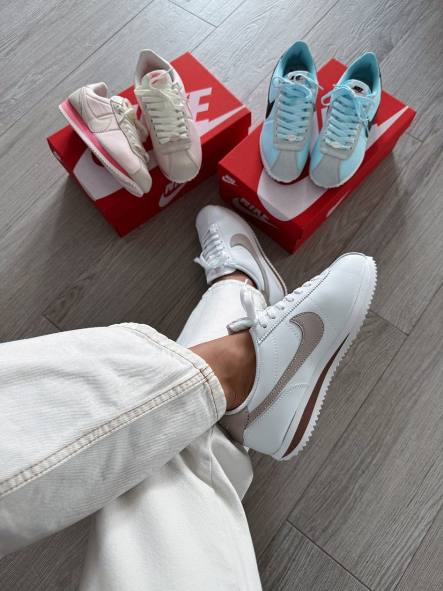 Nike Cortez White Platinum Violet - oceanhype - 