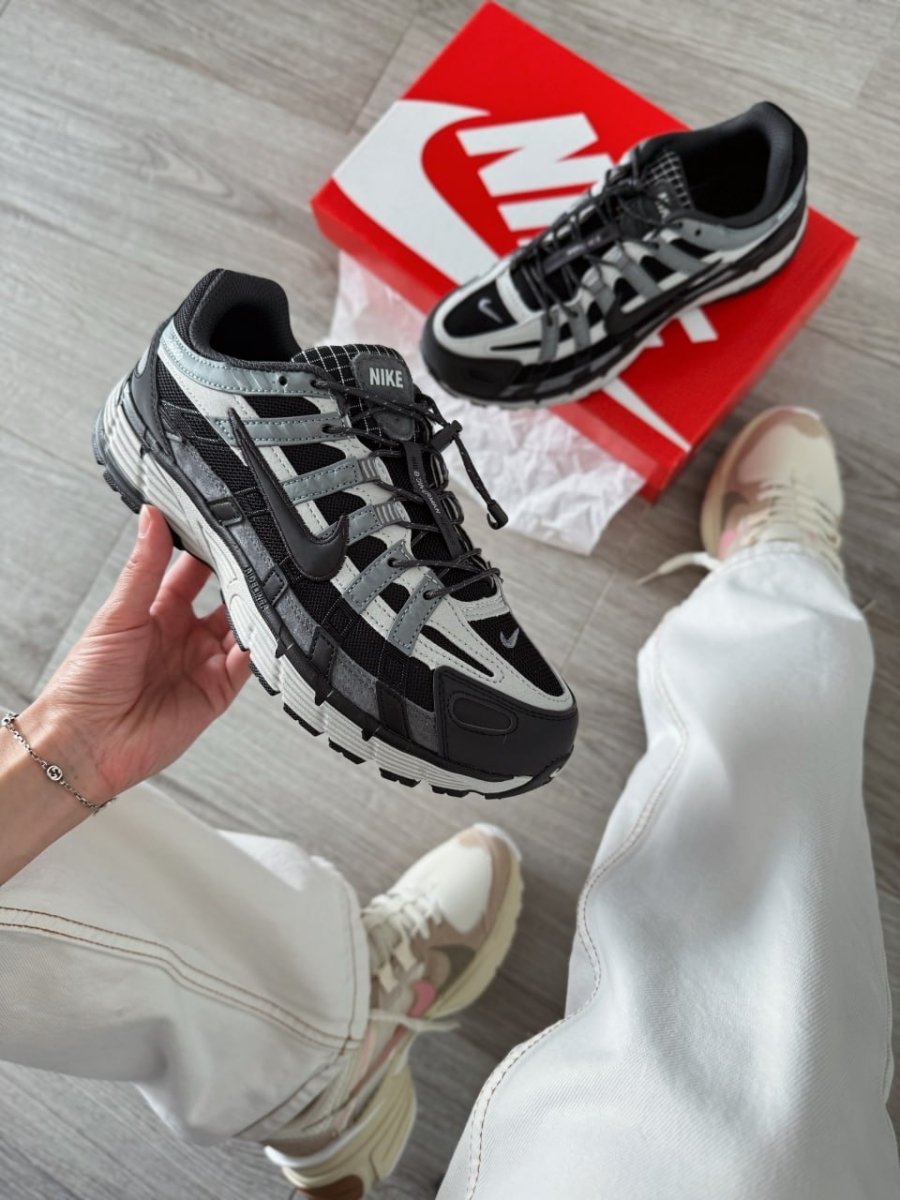 Nike P - 6000 Black Grey Blue - oceanhype - 