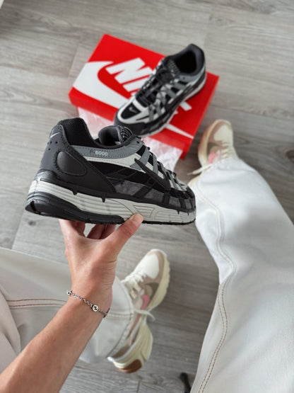 Nike P - 6000 Black Grey Blue - oceanhype - 