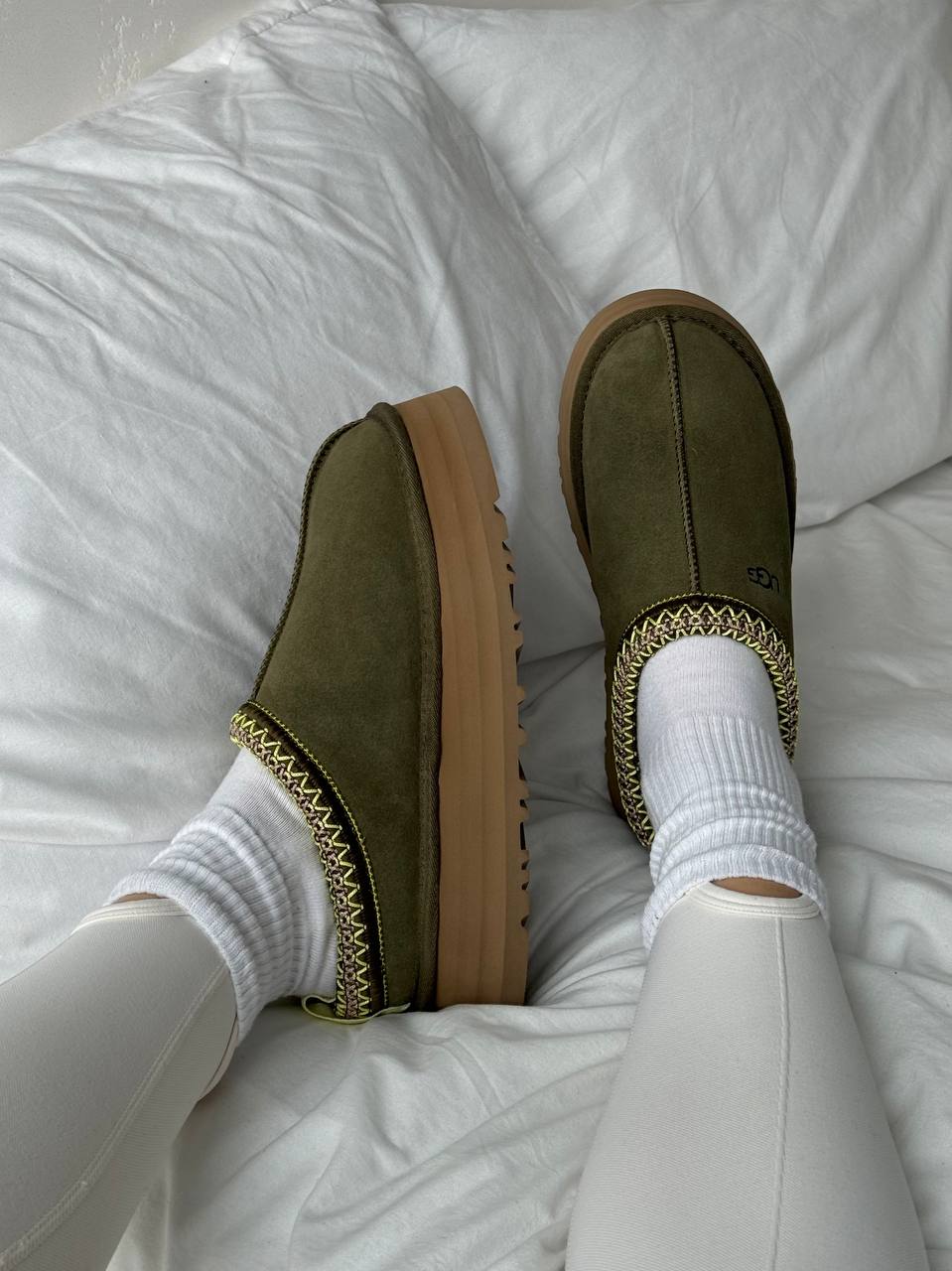 UGG Tasman Platform Burnt Olive - oceanhype - 