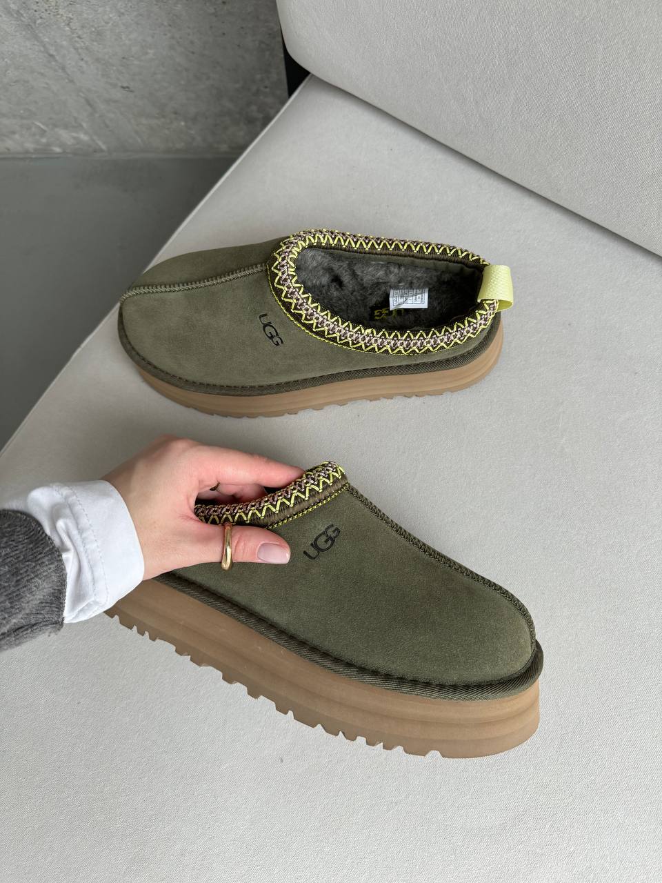 UGG Tasman Platform Burnt Olive - oceanhype - 