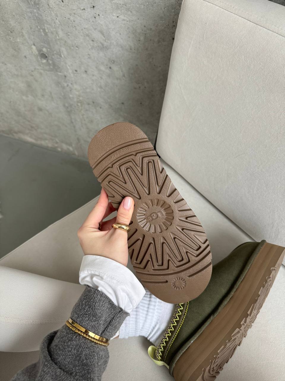 UGG Tasman Platform Burnt Olive - oceanhype - 