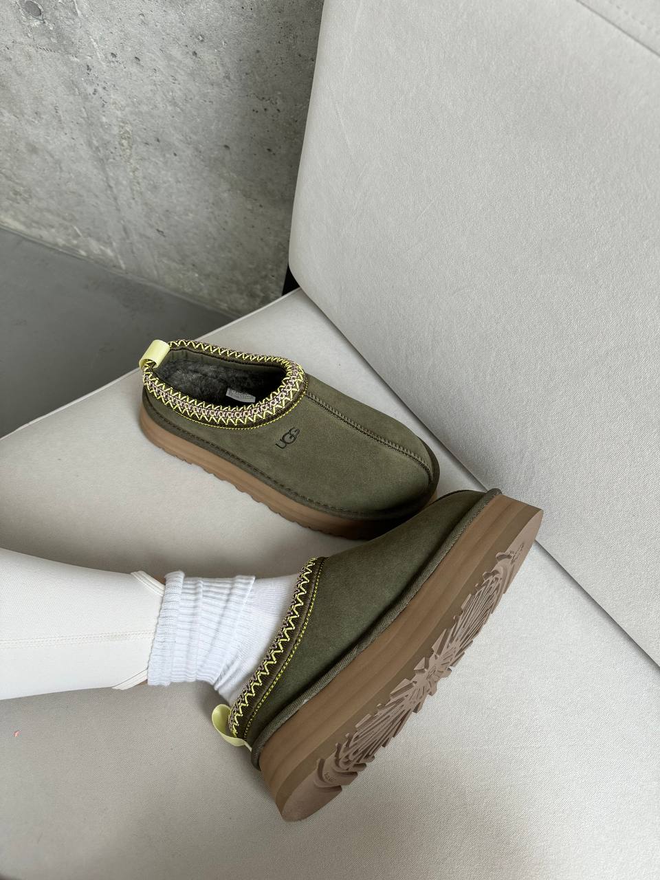 UGG Tasman Platform Burnt Olive - oceanhype - 