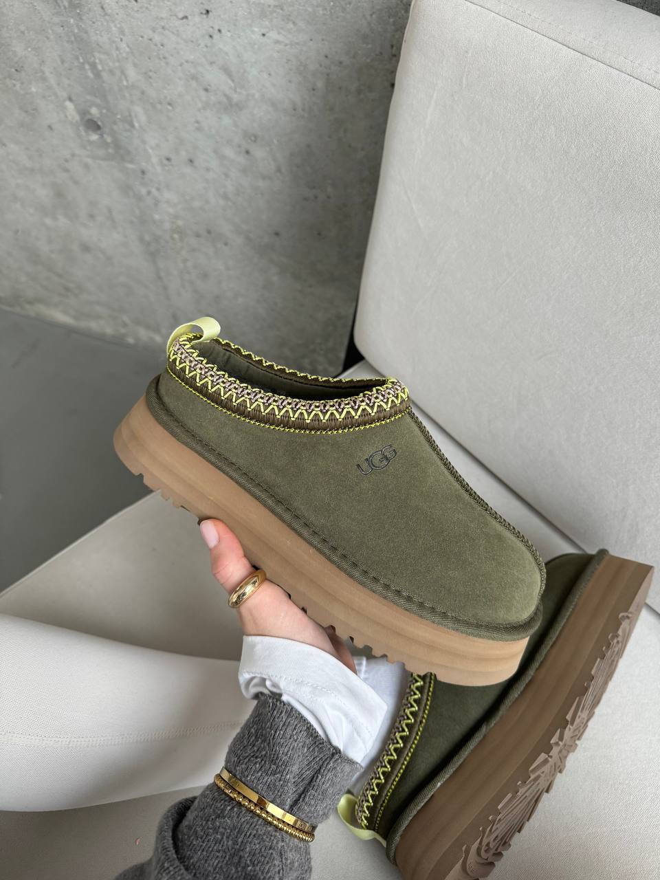 UGG Tasman Platform Burnt Olive - oceanhype - 