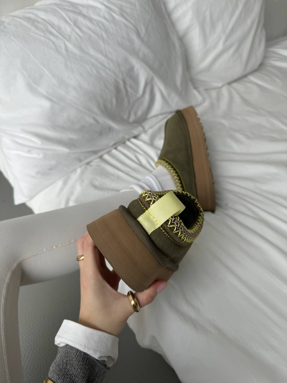 UGG Tasman Platform Burnt Olive - oceanhype - 