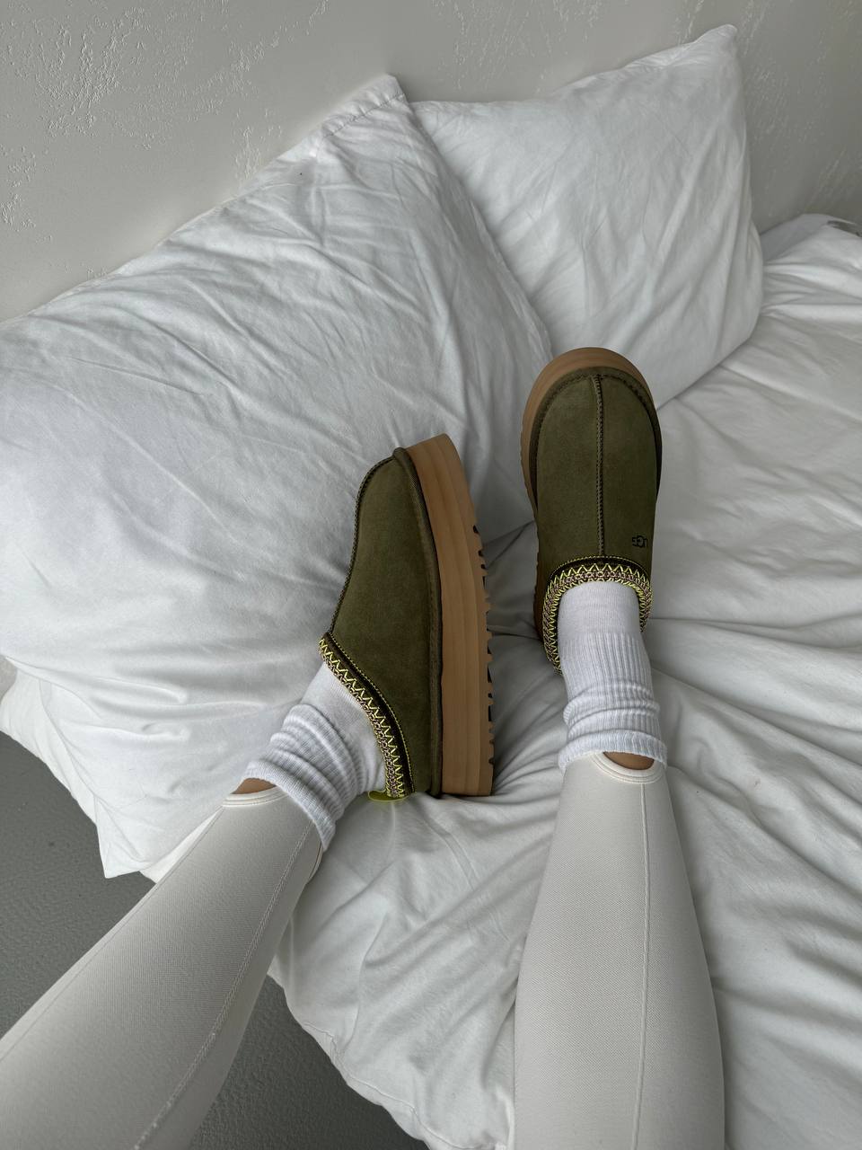 UGG Tasman Platform Burnt Olive - oceanhype - 