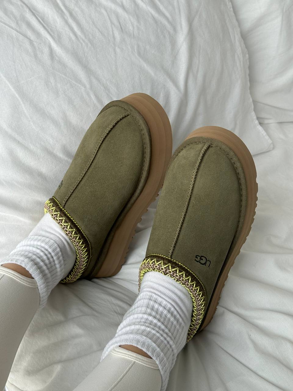 UGG Tasman Platform Burnt Olive - oceanhype - 