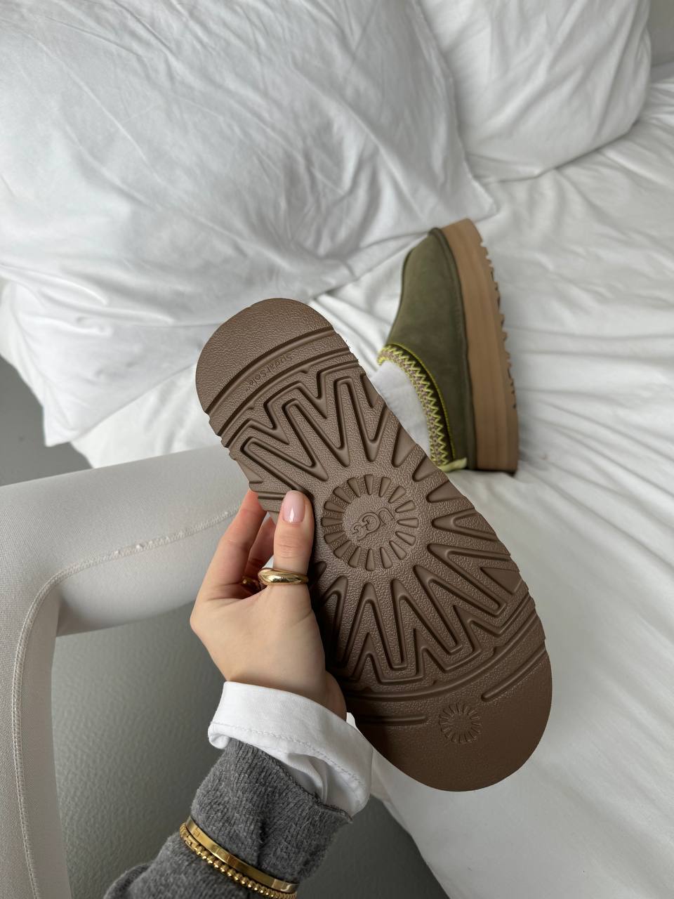 UGG Tasman Platform Burnt Olive - oceanhype - 