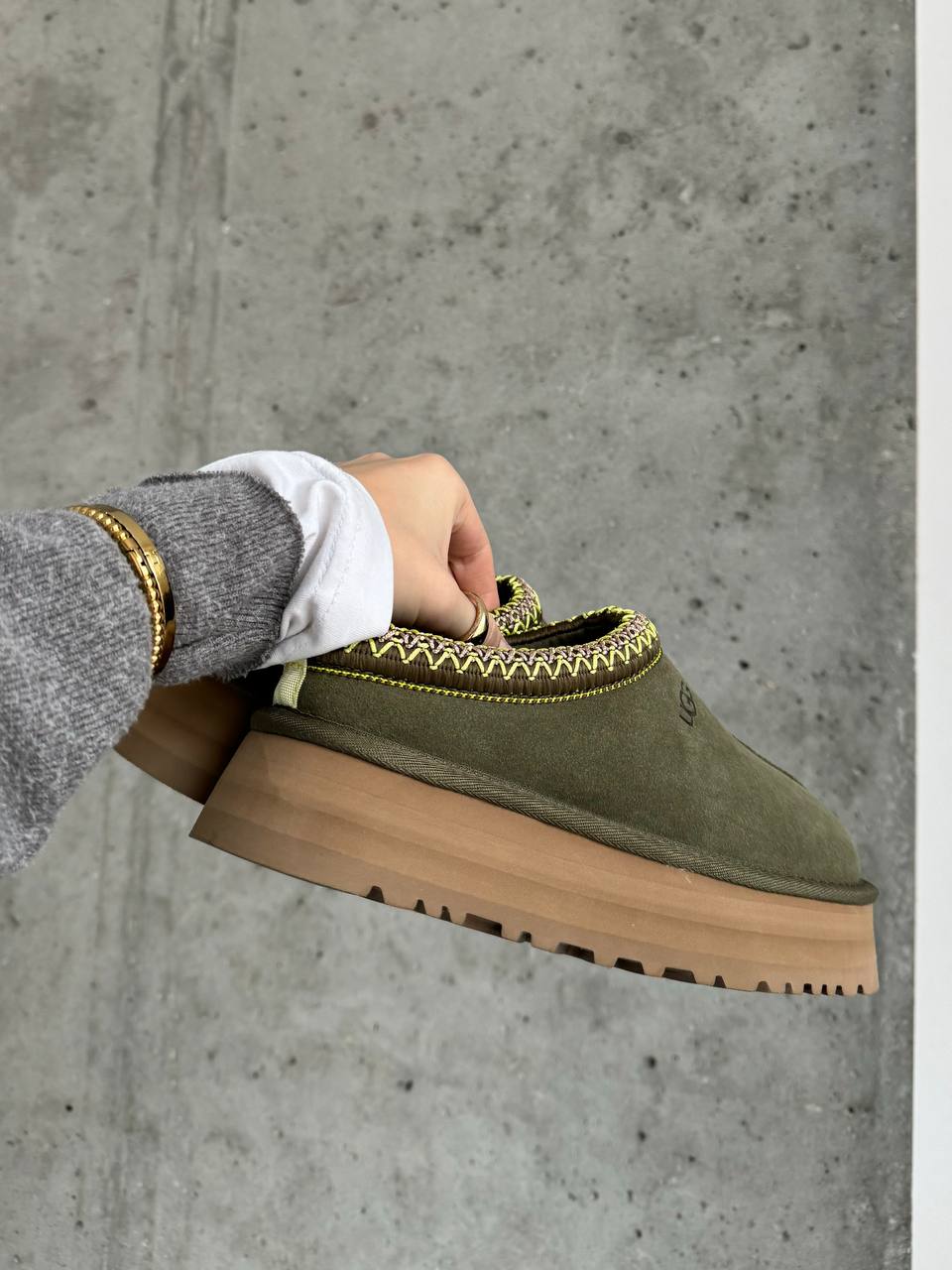 UGG Tasman Platform Burnt Olive - oceanhype - 
