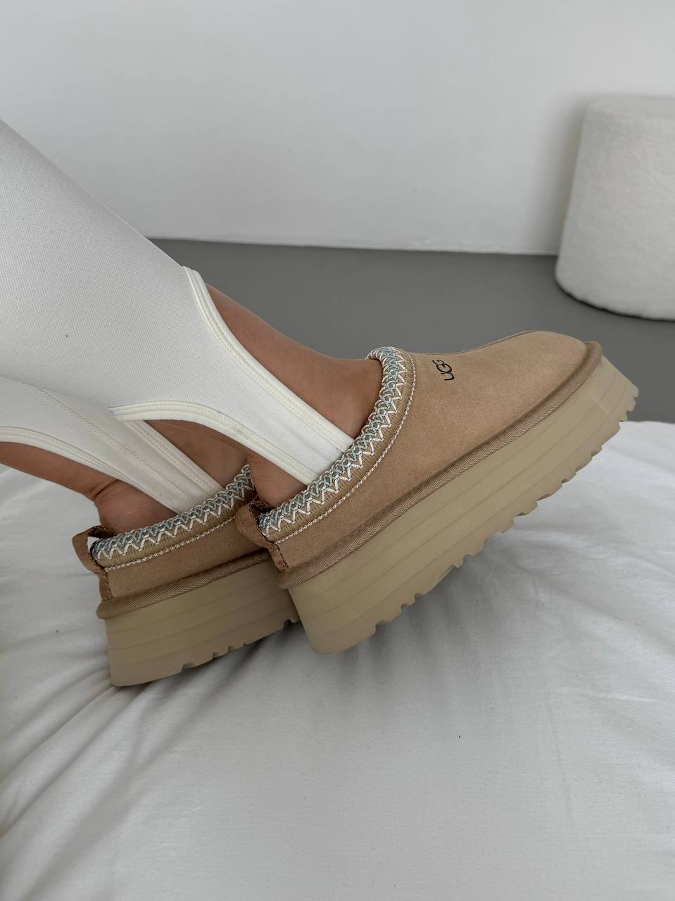 UGG Tasman Platform Beige Blue - oceanhype - 