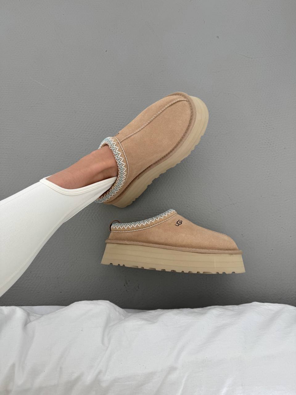 UGG Tasman Platform Beige Blue - oceanhype - 