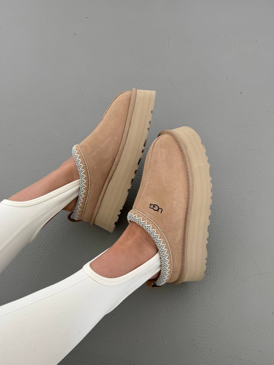 UGG Tasman Platform Beige Blue - oceanhype - 