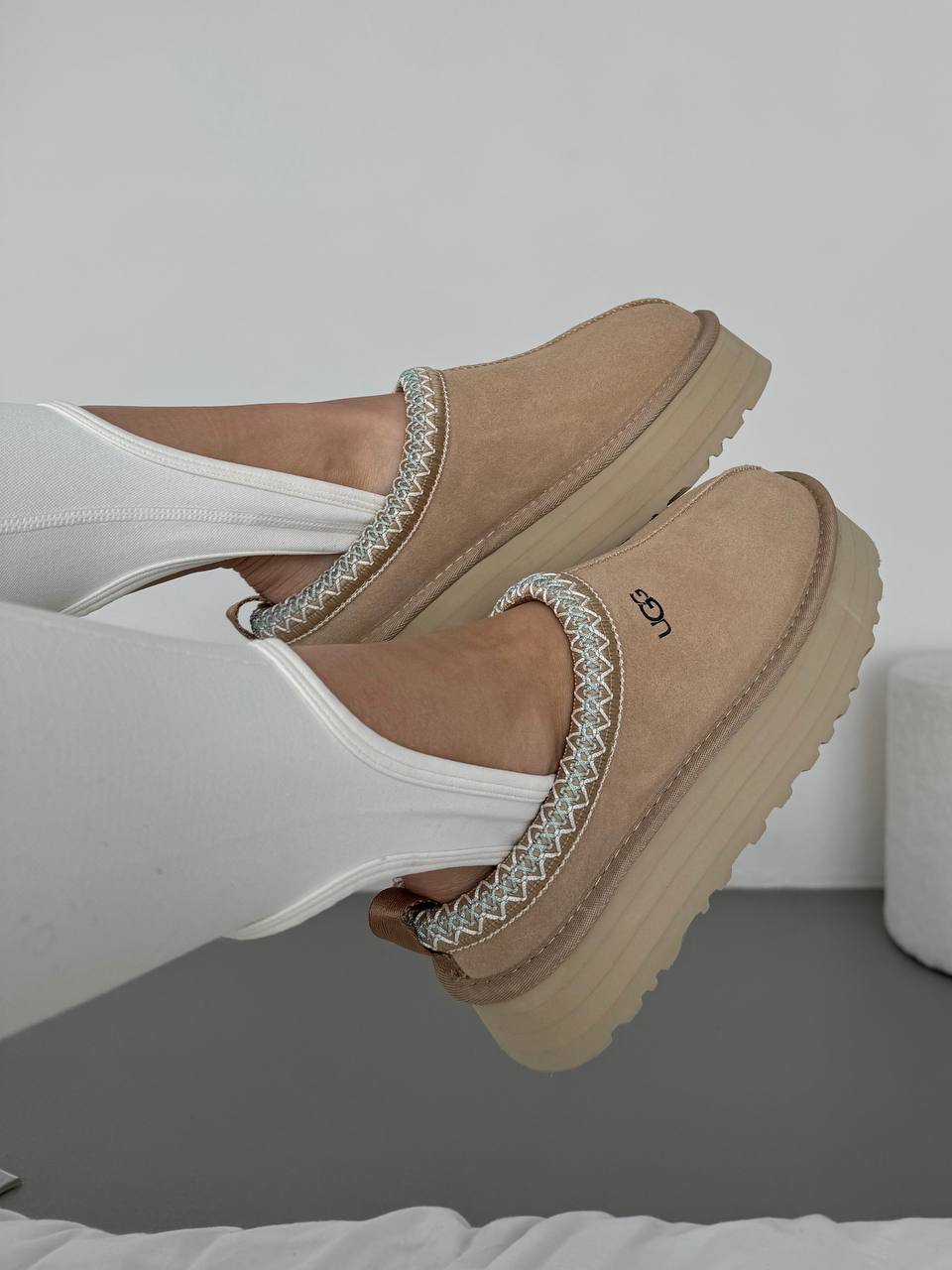 UGG Tasman Platform Beige Blue - oceanhype - 