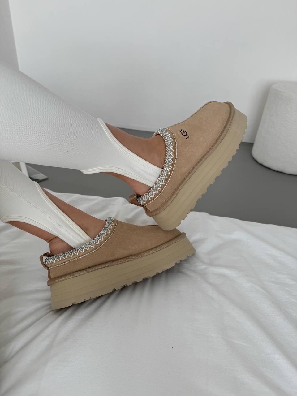 UGG Tasman Platform Beige Blue - oceanhype - 