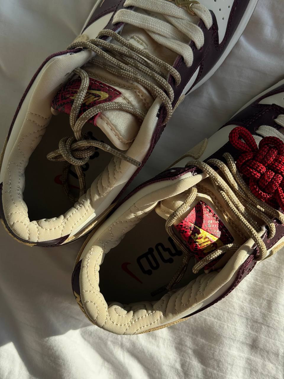 Nike SB Dunk LX White Maroon - oceanhype - 