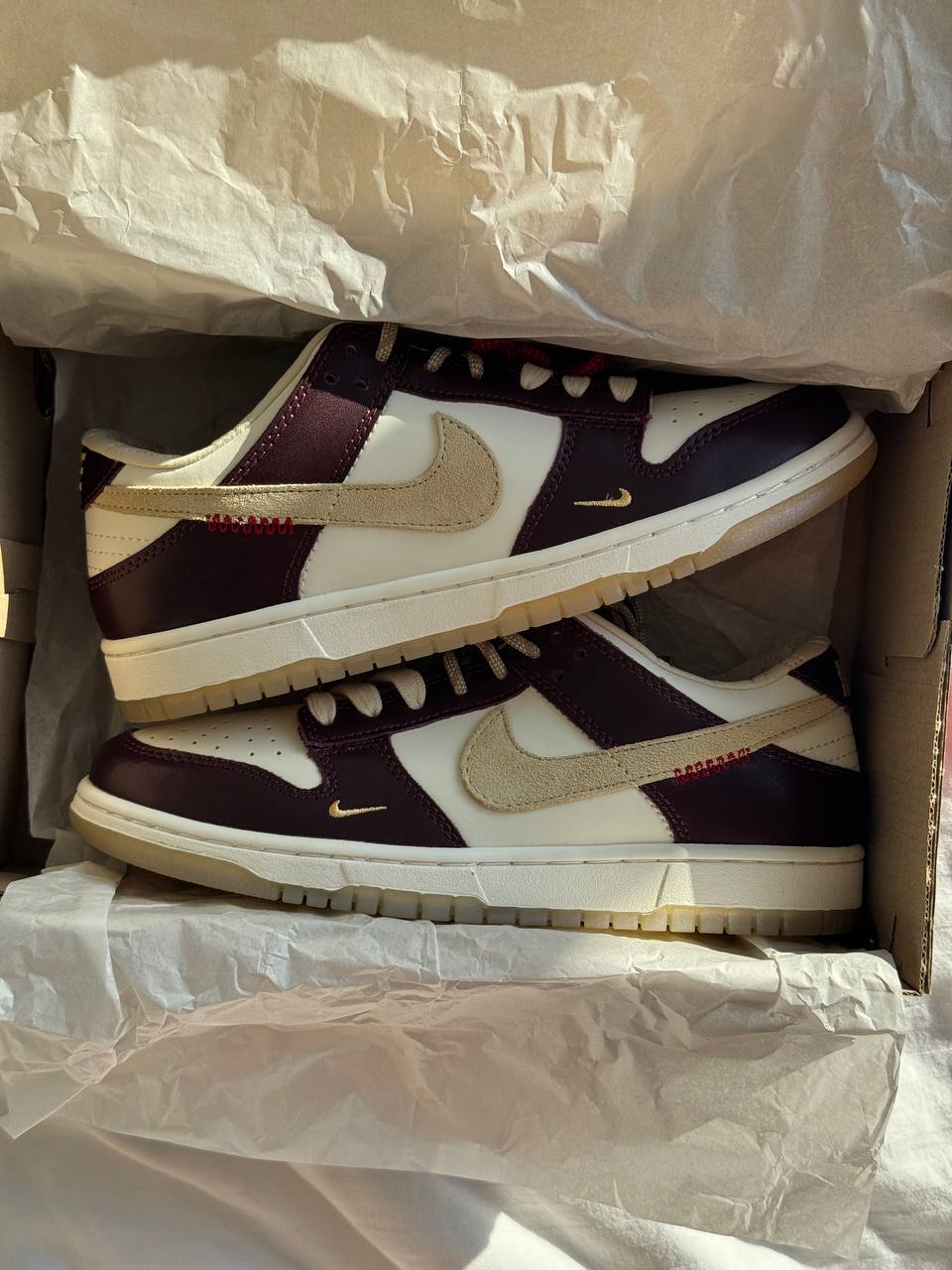 Nike SB Dunk LX White Maroon - oceanhype - 