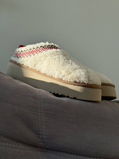 UGG Tazz Braid Slipper White - oceanhype - 