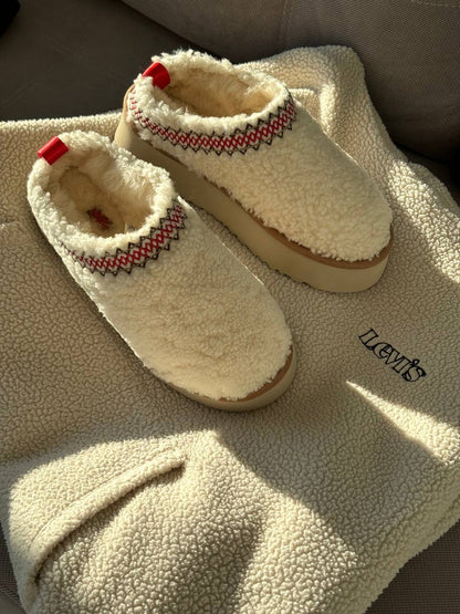 UGG Tazz Braid Slipper White - oceanhype - 