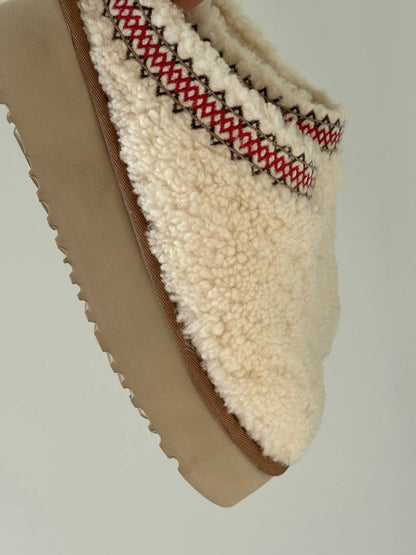UGG Tazz Braid Slipper White - oceanhype - 