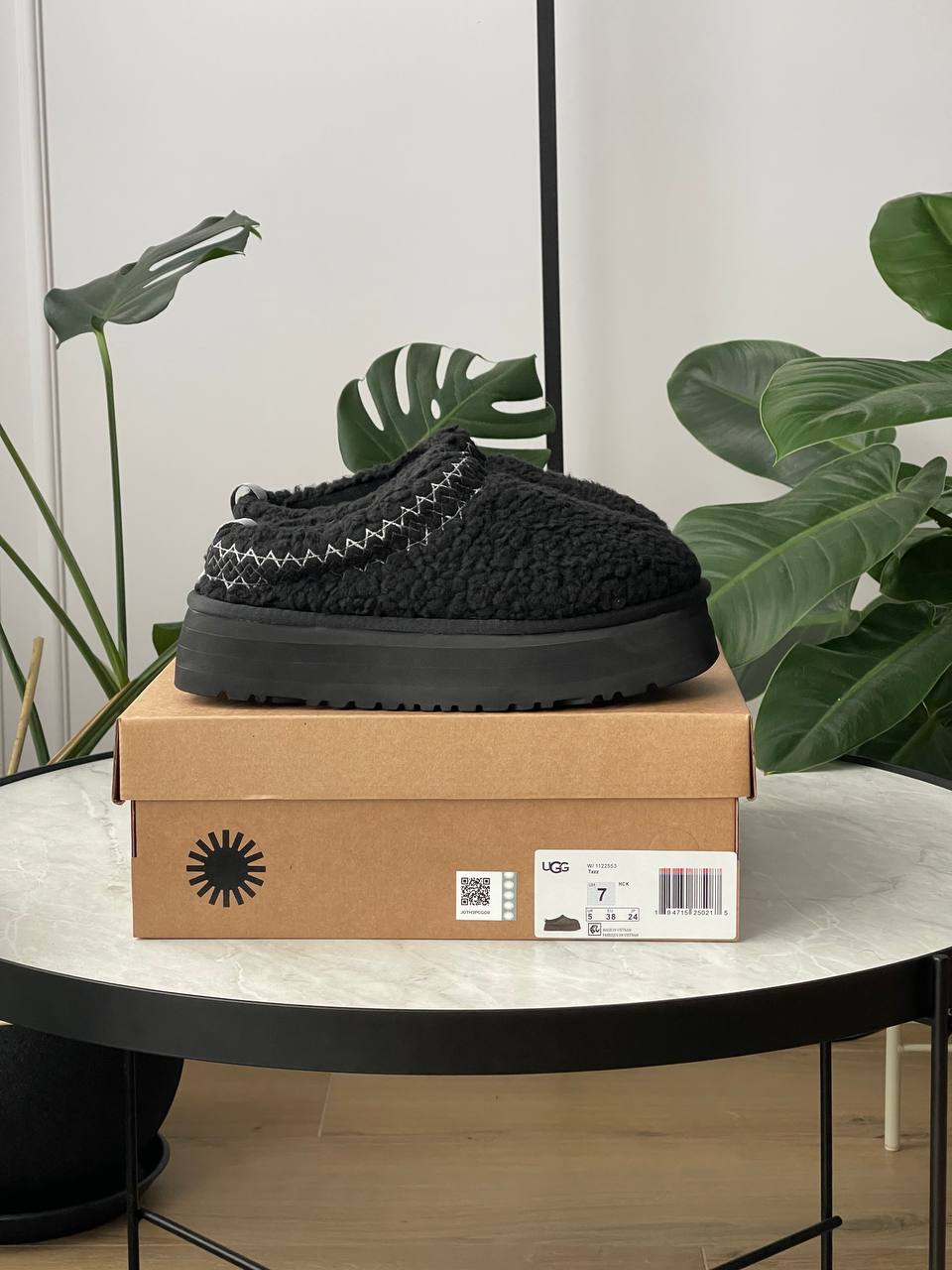 UGG Tazz Slipper Heritage Braid Black - oceanhype - 