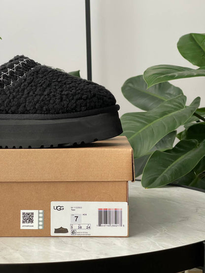 UGG Tazz Slipper Heritage Braid Black - oceanhype - 