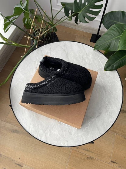 UGG Tazz Slipper Heritage Braid Black - oceanhype - 