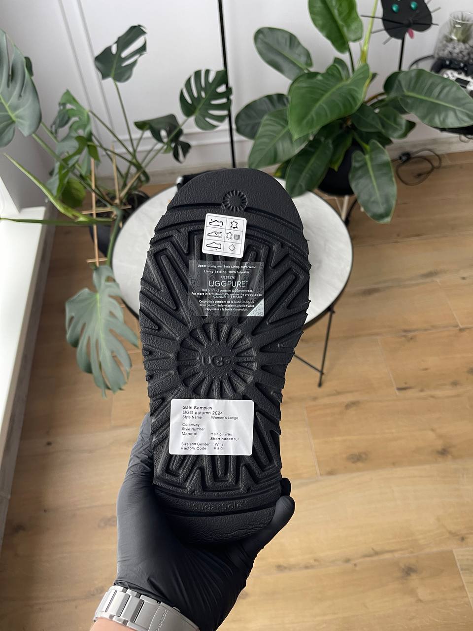 UGG Tazz Slipper Heritage Braid Black - oceanhype - 