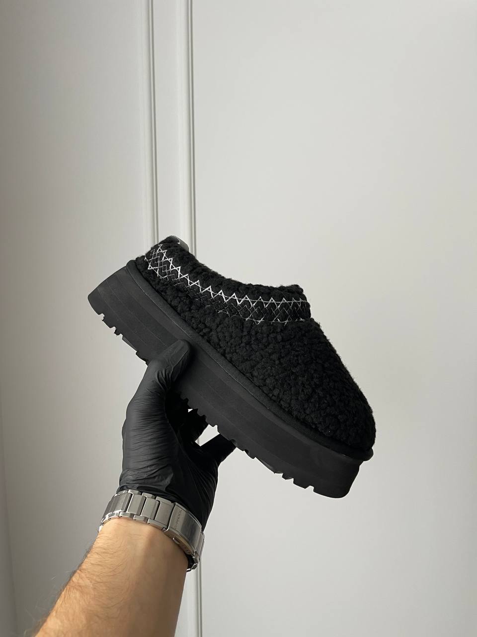 UGG Tazz Slipper Heritage Braid Black - oceanhype - 