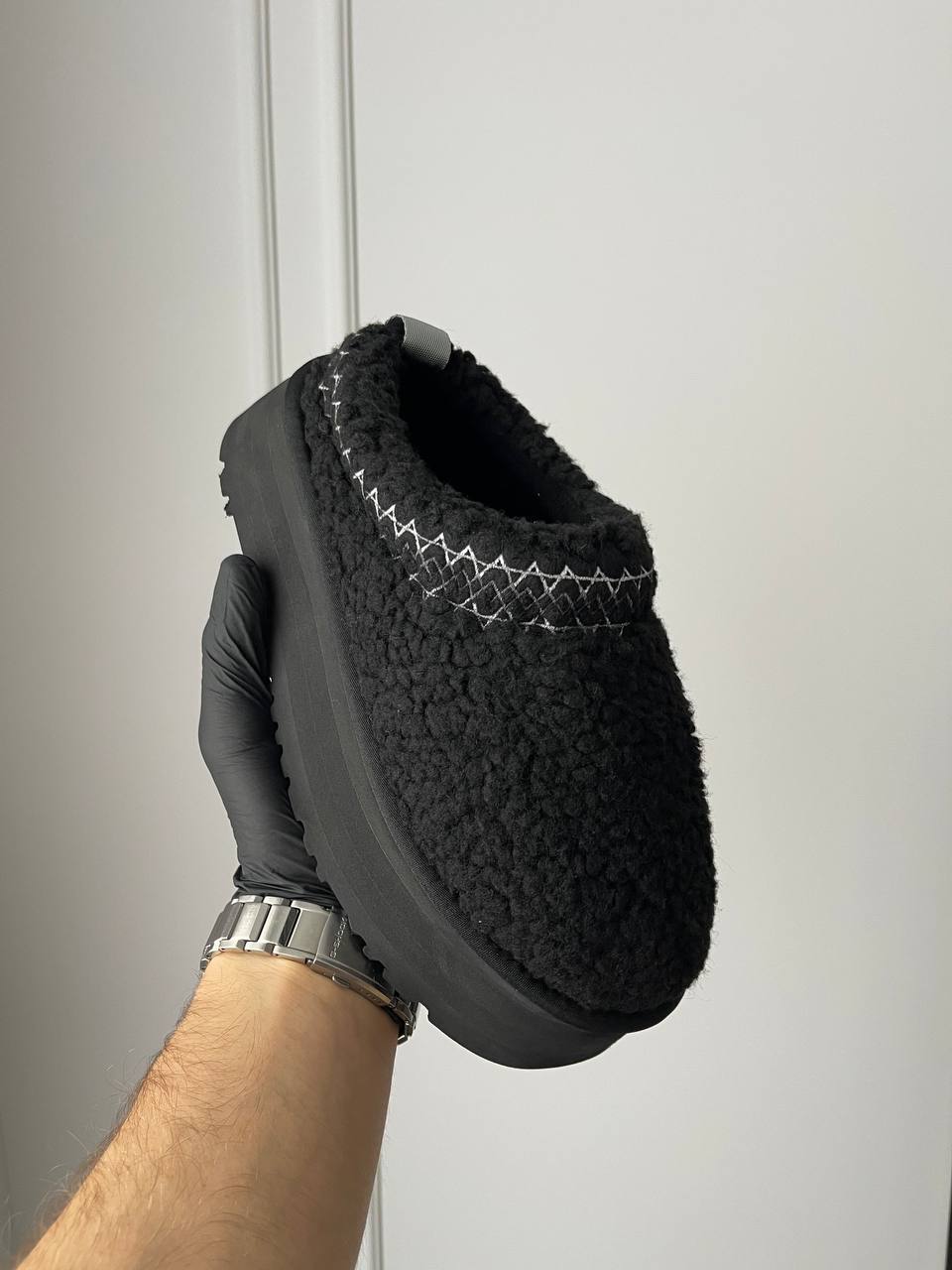 UGG Tazz Slipper Heritage Braid Black - oceanhype - 