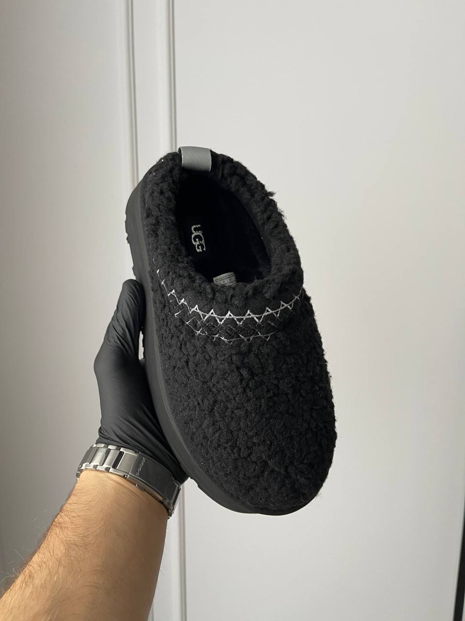 UGG Tazz Slipper Heritage Braid Black - oceanhype - 