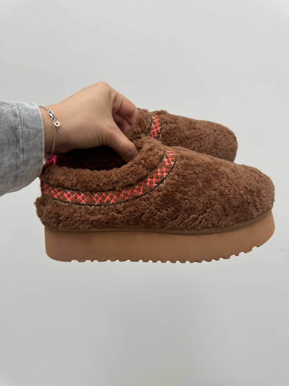 UGG Tazz Slipper Heritage Braid Hardwood - oceanhype - 