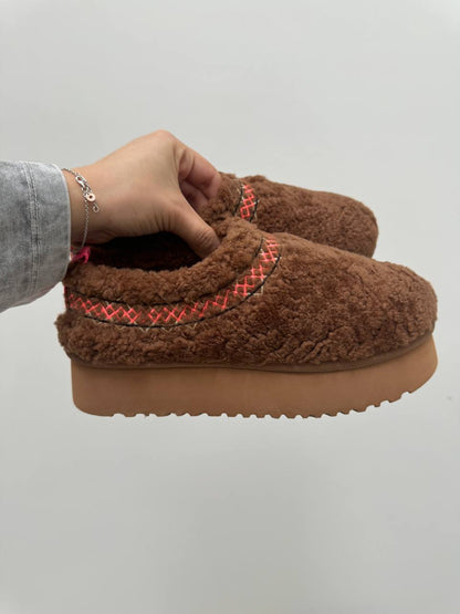 UGG Tazz Slipper Heritage Braid Hardwood - oceanhype - 