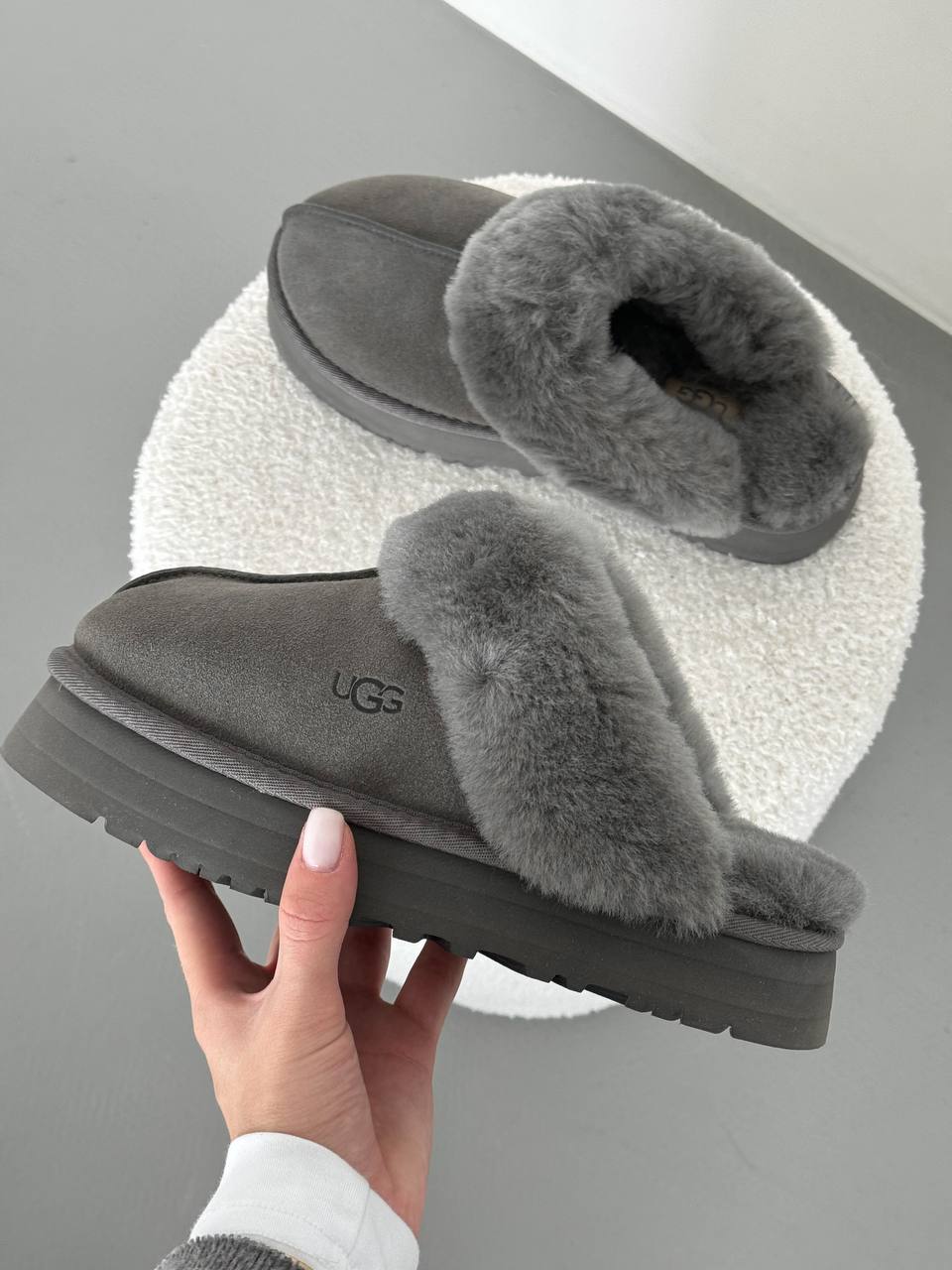 UGG Disquette Platform Grey - oceanhype - 