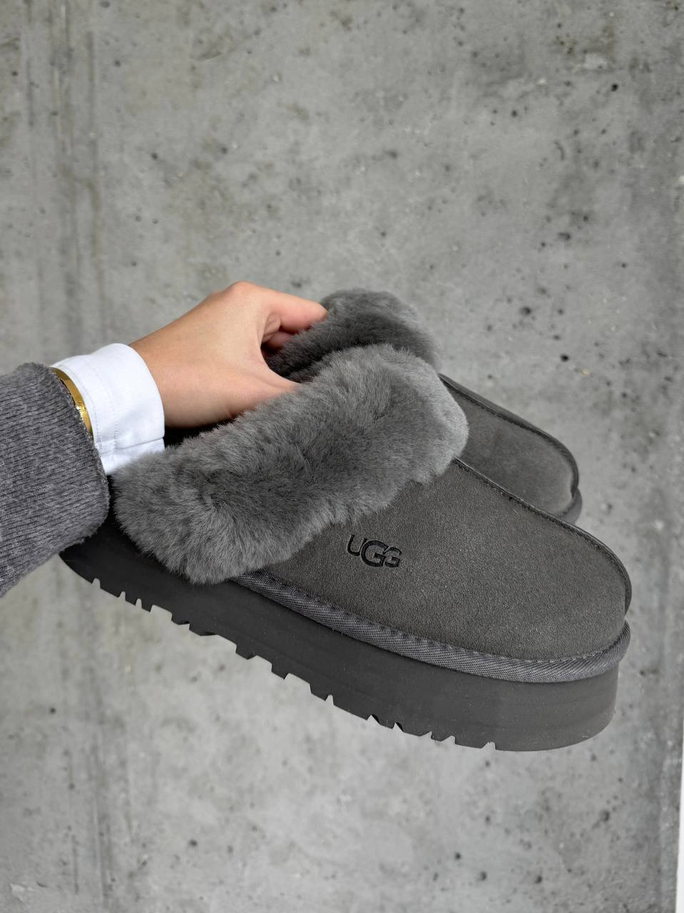 UGG Disquette Platform Grey - oceanhype - 