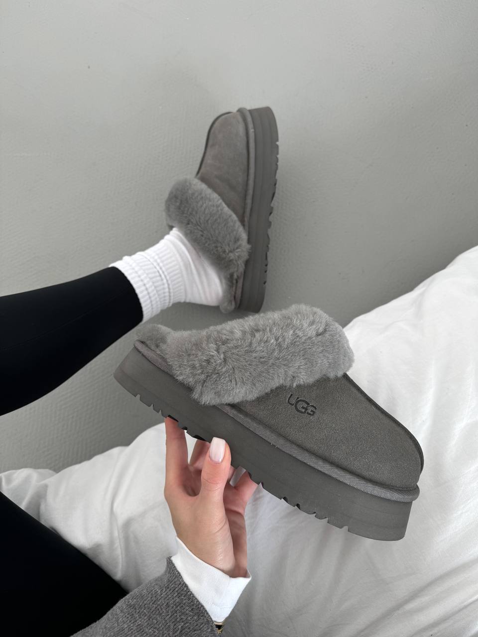UGG Disquette Platform Grey - oceanhype - 