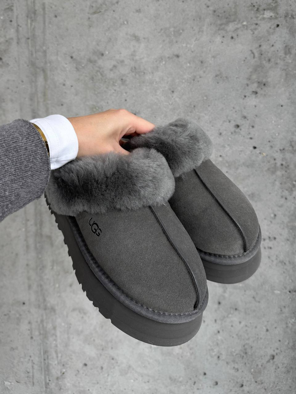 UGG Disquette Platform Grey - oceanhype - 